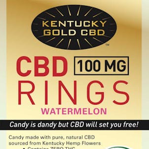 Product image for Kentucky Gold CBD 100mg Gummy Rings