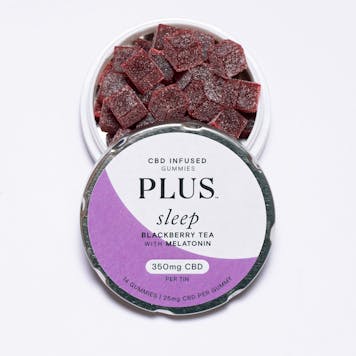 Photo of PLUS CBD Sleep Blackberry Tea Gummies 350mg CBD