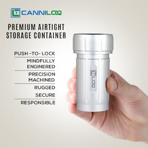 Photo of Premium Smell Proof Aluminum Stash Jar - Silver 120ml, Model T120S