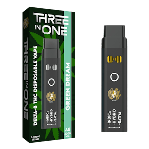 Photo of R.A Royal Delta-8 Three-in-One Disposable: Green Dream (3000MG)