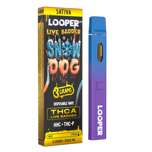 Looperverse: Live Badder 3g Disposable: Snow Dog | Leafly