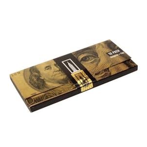 Photo of Empire Benny Pack - $100 Dollar Bill Rolling Papers w. Tips