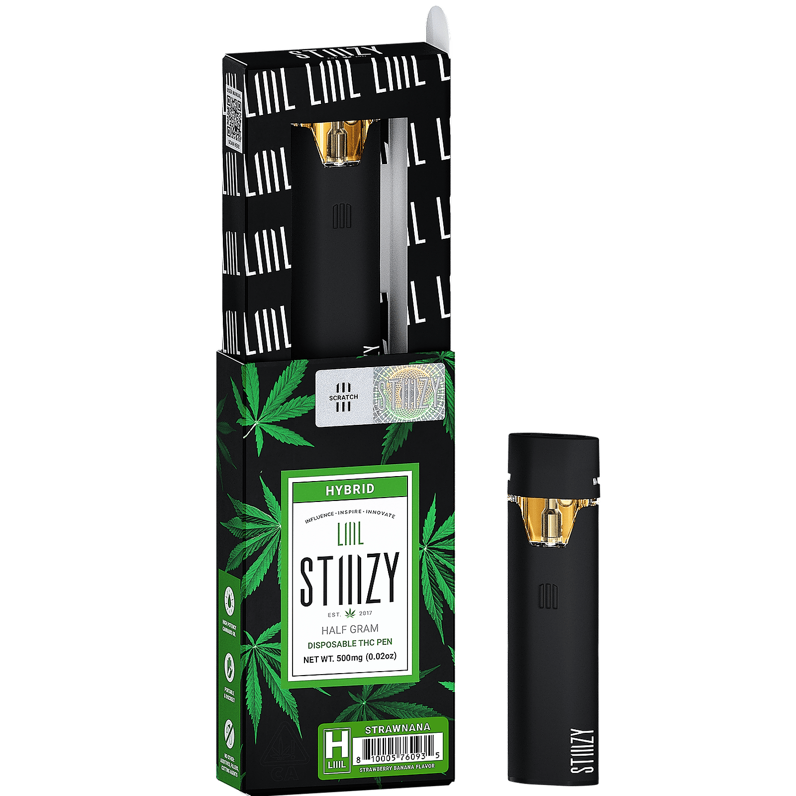STIIIZY: STRAWNANA - LIIIL STIIIZY .5G | Leafly