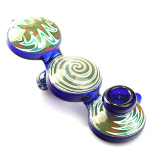 Photo of 4.9" Wig Wag 3-Section Glass Pipe