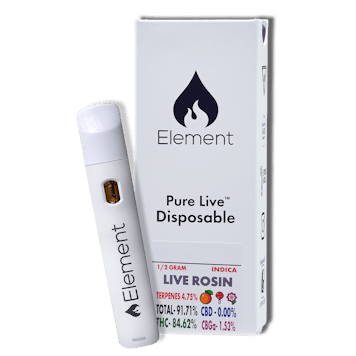 Photo of Element Pure Live Rosin Disposable 0.5G - R11