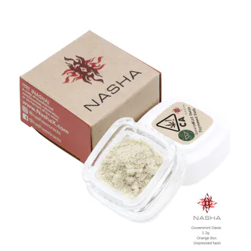 Photo of Governmint Oasis 1.2g Orange Unpressed Hash (Whitethorn Valley)