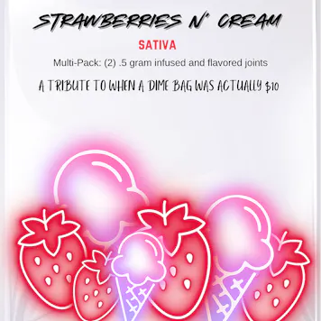 Photo of Dime - Strawberries N' Cream 1g (2x 0.5g each)