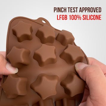 Photo of Brown Silicone Candy and Chocolate Molds: 6 Pack