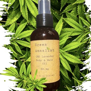 Photo of (ONLINE ONLY) Lavender CBD Massage and Body Oil | Moisturizing