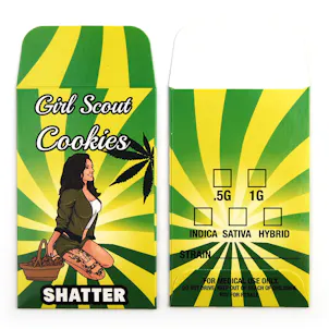 Photo of 25 Girl Scoout Cookie Premium Shatter Labels Concentrate Packaging Extract Envelopes #101