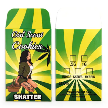 Photo of 25 Girl Scoout Cookie Premium Shatter Labels Concentrate Packaging Extract Envelopes #101
