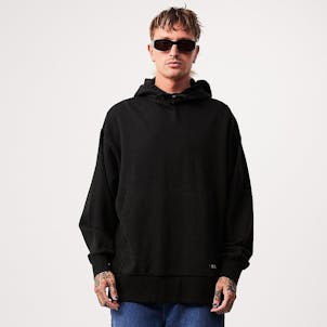 Photo of Afends Mens All Day - THC Essential - Hemp Hoodie - Black