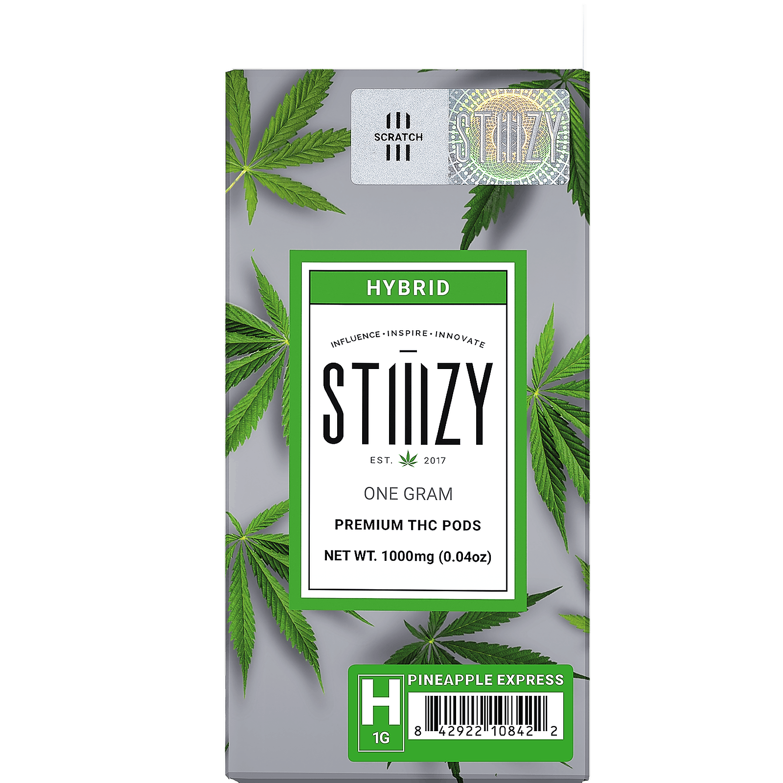 STIIIZY PINEAPPLE EXPRESS PREMIUM THC POD 1G Leafly
