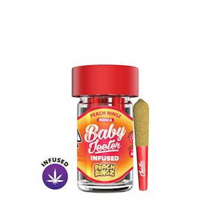 Photo of Peach Ringz Infused Baby Jeeter 5 Pack 2.5G