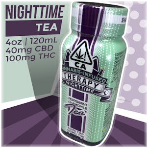 Photo of Therapy's Nighttime Peppermint Chamomile Tea • 4oz | 40mg CBD • 100mg THC