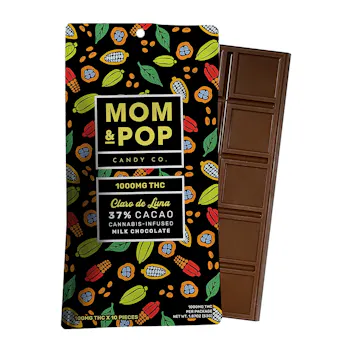 Photo of 1000mg Milk Chocolate Bar by Mom & Pop Candy Co.