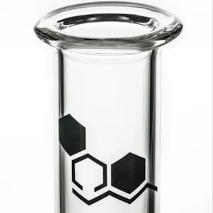 Photo of 8" Basics Clear Glass Beaker Bong
