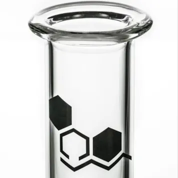 Photo of 8" Basics Clear Glass Beaker Bong