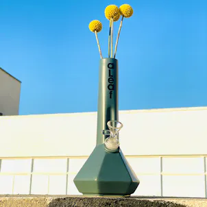 Photo of 10" aLeaf® Ceramic Vase Water Pipe