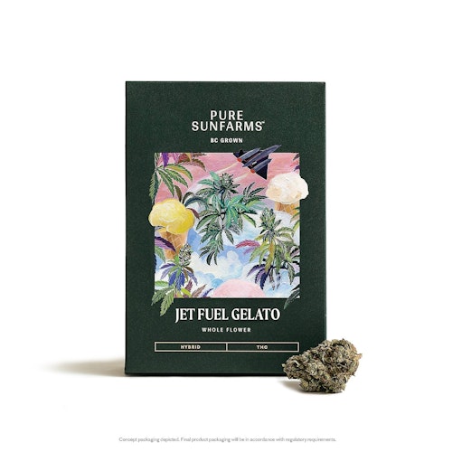 Pure Sunfarms Jet Fuel Gelato Leafly