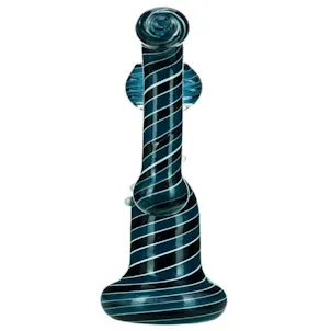 Photo of 6" Striped Mini Dab Rig Bubbler