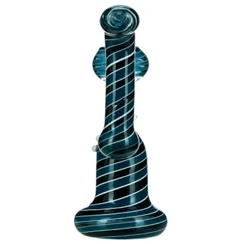 Photo of 6" Striped Mini Dab Rig Bubbler