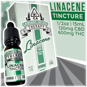 Photo of Therapy's Linacene Tincture • 1/2 oz | 120mg CBD | 600mg THC