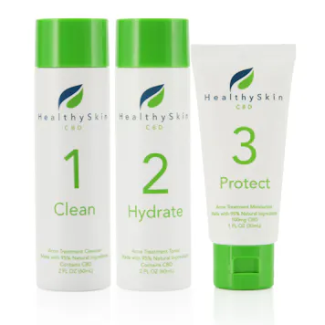 Photo of 3 Step CBD Infused Acne Treatment Kit