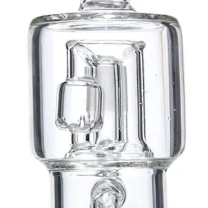 Photo of 8" Stereo to J-Hook Barrel Perc Water Pipe