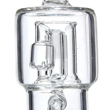 Photo of 8" Stereo to J-Hook Barrel Perc Water Pipe