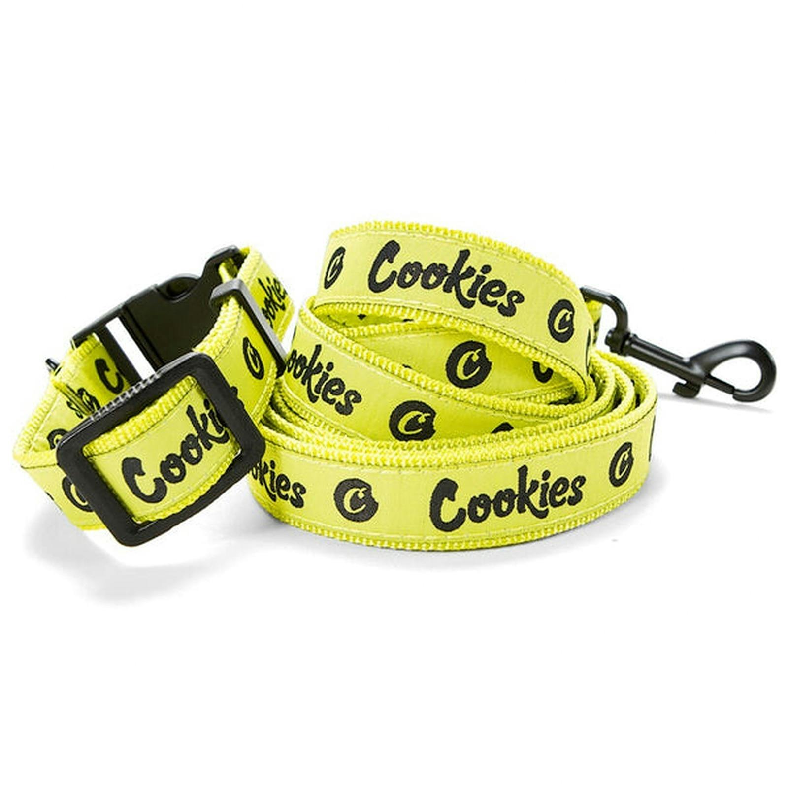 CaliConnected Online Cookies Original Logo Dog Collar & Leash