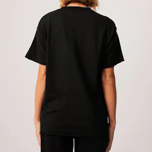 Photo of Afends Womens Slay - THC Essentials - Hemp Oversized T-Shirt - Black