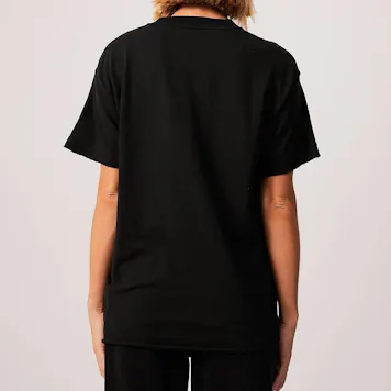 Photo of Afends Womens Slay - THC Essentials - Hemp Oversized T-Shirt - Black
