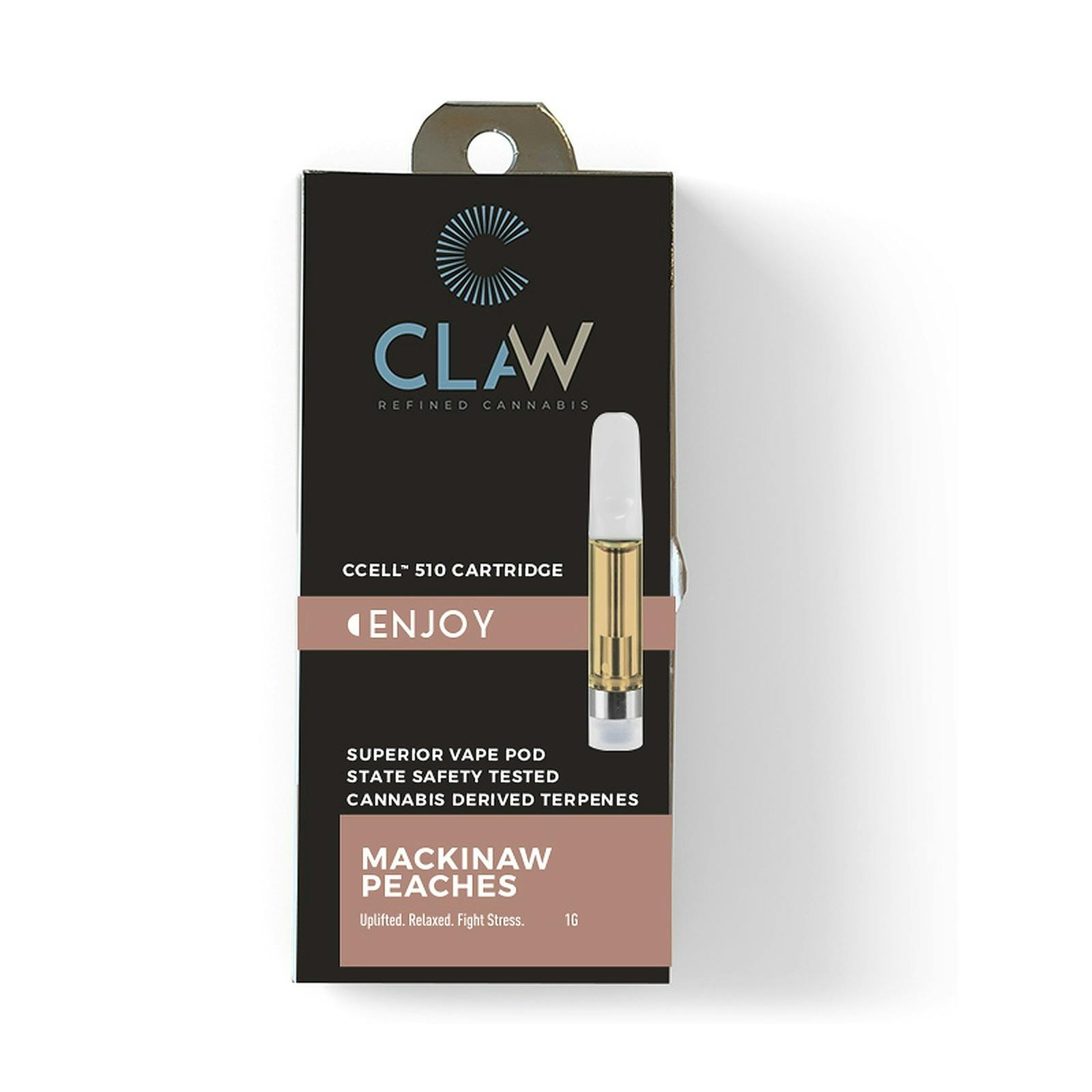 Claw Cannabis Claw Mackinaw Peaches 1g 510 Cartridge Leafly