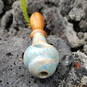 Photo of Hybrid Pipe w/ Ceramic and Milo Wood (5.5 in, 14 cm)