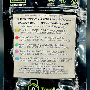 Photo of All Gas No Breaks 10 Pre-Roll Multipack - 1/2g each