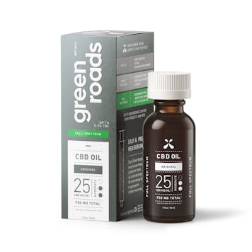 Photo of CBD Hemp Oil - Full Spectrum CBD Oil - 750 MG - 25 MG - Original Flavor - Green Roads™ - Buy Today!