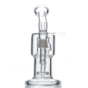 Photo of 8" Stereo to J-Hook Barrel Perc Water Pipe