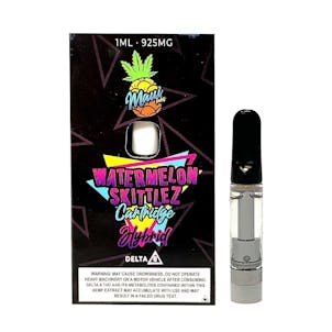 Photo of Maui Labs Watermelon Skittlez Delta 8 510 Cartridge