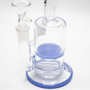 Photo of SICKO PURPLE HONEYCOMB BEAKER GLASS | 7 INCH