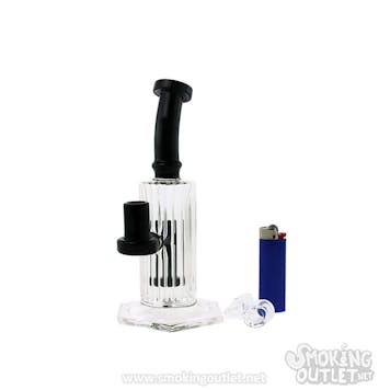 Photo of Hexagon Disk Perc Post Water Pipe