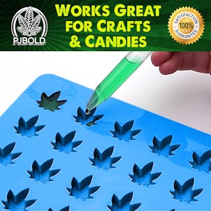 Photo of Hemp Leaf Candy Mold - Half Sheet