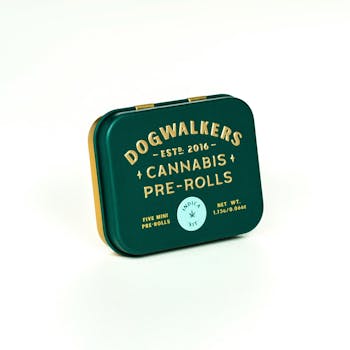 Dogwalkers Indoor Grown Mini PreRolls 5pk - Afternoon Delight #4, Hybrid (STAY)