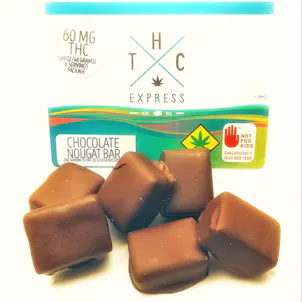 Photo of Chocolate Nougat Bars 60mg 6-Pack