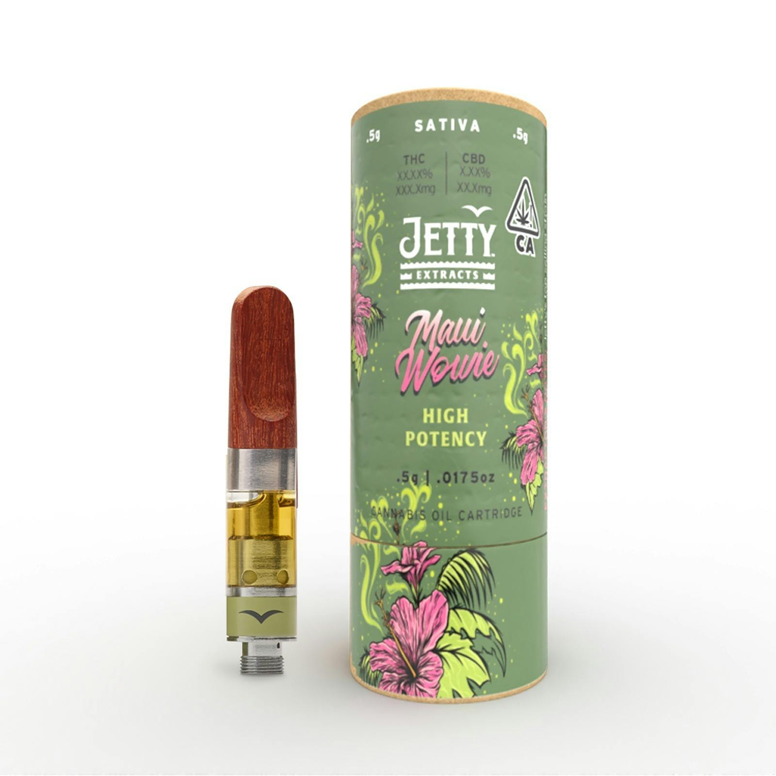 Jetty Extracts Maui Wowie High Thc Cartridge 5g Leafly 4360