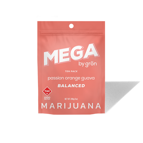 Grön: Grön THC Passion Orange Guava Mega Pearls | Leafly