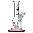 Product image for 7" Kawa Long Neck Double Disc Mini Bong
