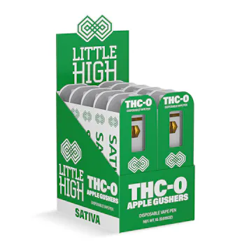 Photo of Little High - THC-O Sativa - Apple Gush - 1 Gram Disposable Pen