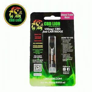 Photo of 150mg Ghost Train Haze CBD Disposable Cartridge