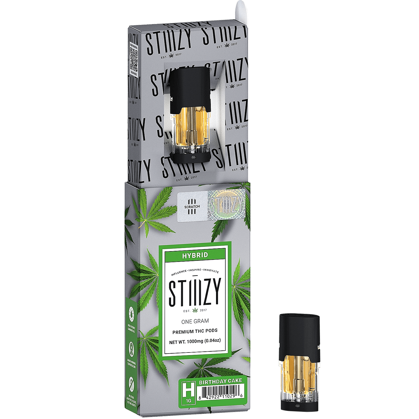 STIIIZY BIRTHDAY CAKE PREMIUM THC POD 1G Leafly